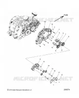 MOTOR, CAM SHAFTS AND GEARS