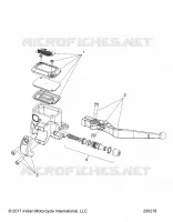 FRENO FRONTAL, LEVER AND MASTER CYLINDER