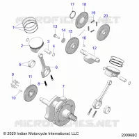 ENGINE, PISTON AND CIGUEÑAL