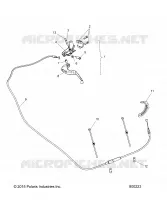 CONTROLS, PALANCA DE EMBRAGUE ASM. AND CABLE