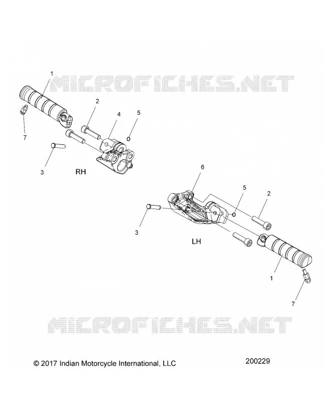 CHASSIS, FOOTPEGS
