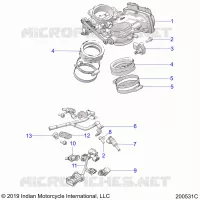 ENGINE, CUERPO DE MARIPOSA AND FUEL RAIL