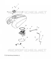 SISTEMA DE COMBUSTIBLE, FUEL TANK ASM.