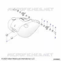 SISTEMA DE COMBUSTIBLE, FUEL TANK MOUNTING
