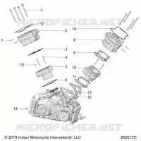 ENGINE, CYLINDER AND CULATA MNTG.
