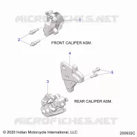 BRAKES, PINZA FRENO DELANTERA AND REAR