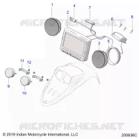 ELECTRICA, INSTRUMENT CLUSTER