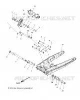 SUSPENSIÓN TRASERA ASM., SWING ARM AND SHOCK