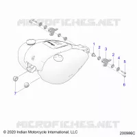 SISTEMA DE COMBUSTIBLE, FUEL TANK MOUNTING