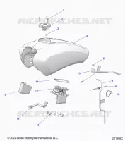 SISTEMA DE COMBUSTIBLE, FUEL TANK ASM.