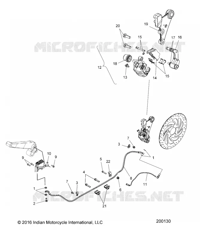 FRENOS, REAR ASM.