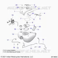 SISTEMA DE COMBUSTIBLE, FUEL TANK ASM.
