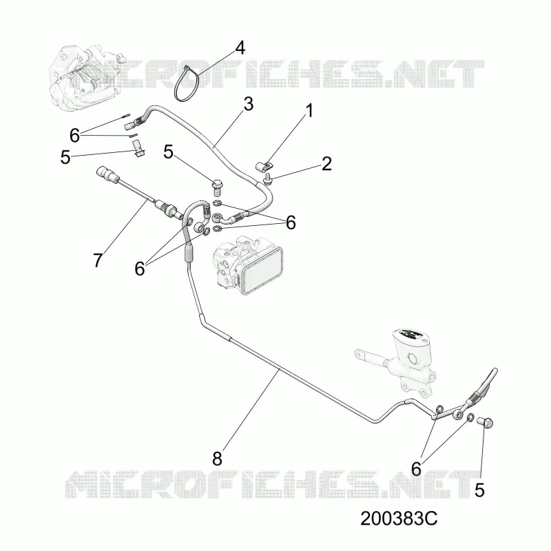 FRENOS, FRENO LINE, REAR, ABS