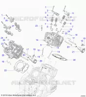 ENGINE, CULATA, CAMSHAFT AND VALVE ASM.
