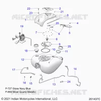 SISTEMA DE COMBUSTIBLE, FUEL TANK ASM.
