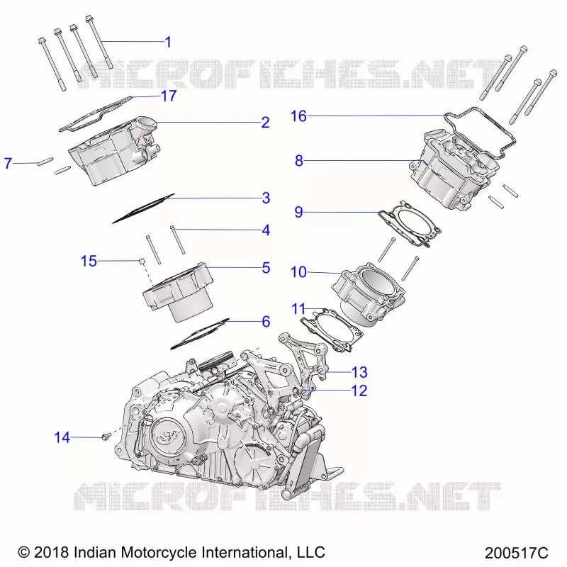 ENGINE, CYLINDER AND CULATA MNTG.