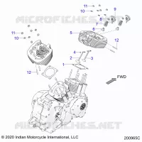 ENGINE, CULATA ASM.