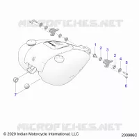 SISTEMA DE COMBUSTIBLE, FUEL TANK MOUNTING