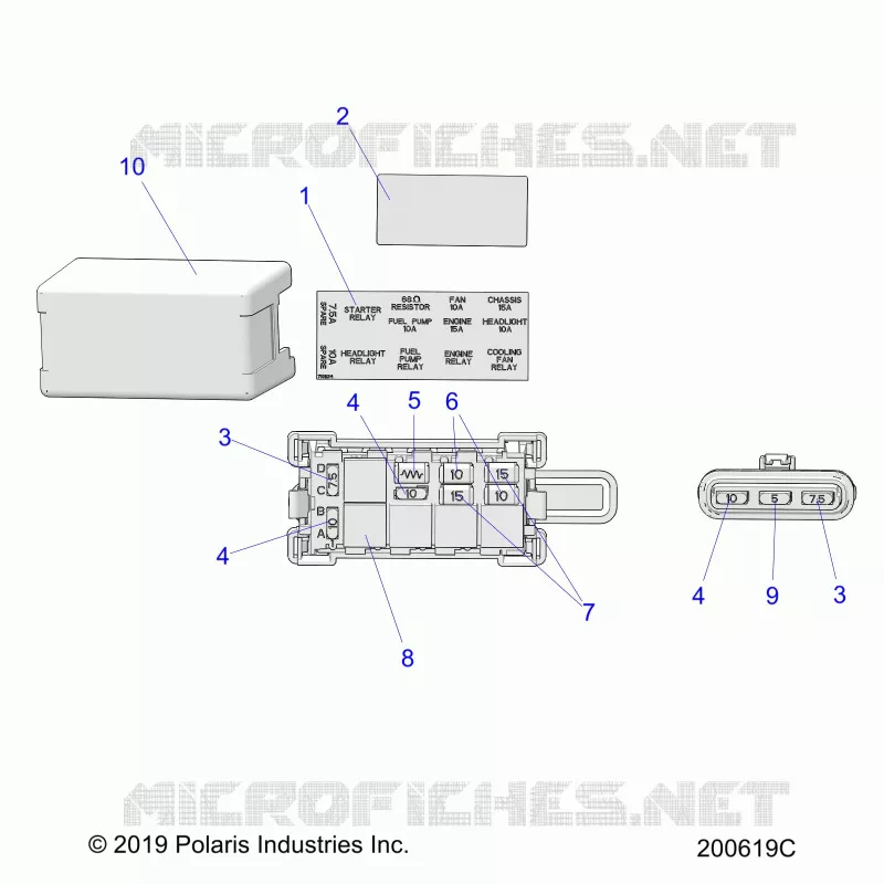 ELECTRICA, FUSE BLOCK