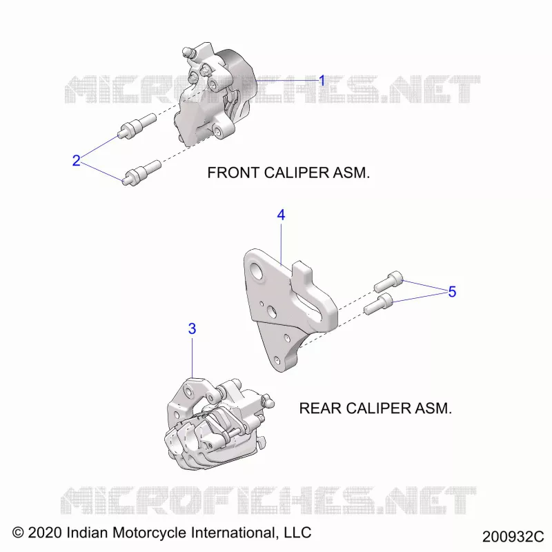 BRAKES, PINZA FRENO DELANTERA AND REAR