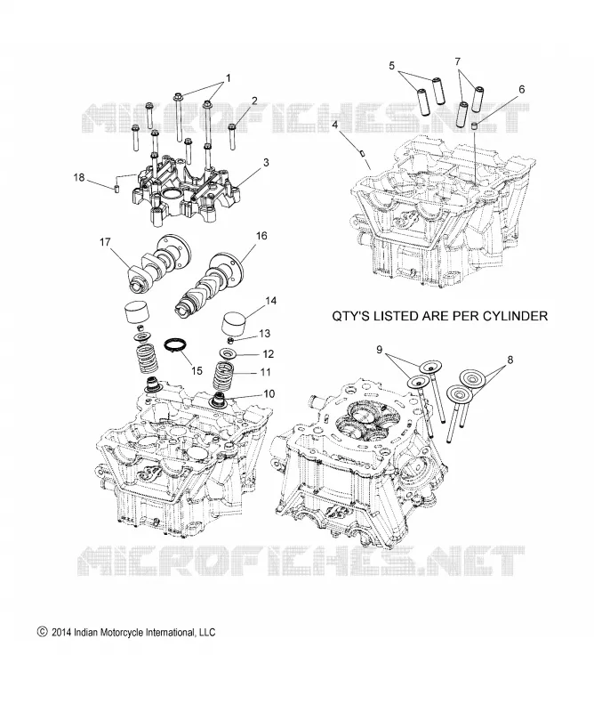 ENGINE, CULATA ASM.