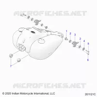 SISTEMA DE COMBUSTIBLE, FUEL TANK MOUNTING