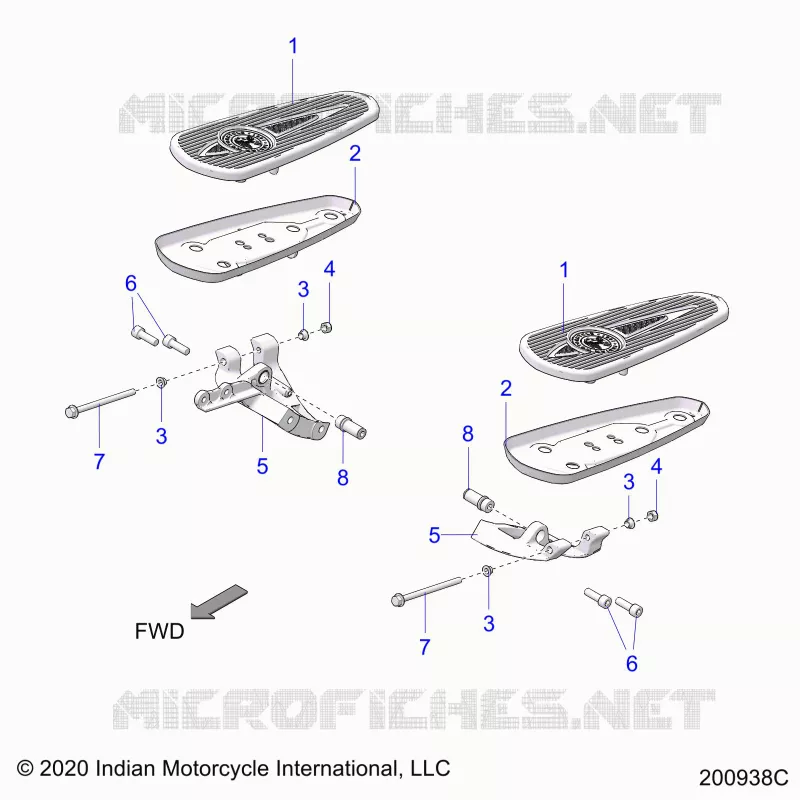 CHASSIS, FLOORBOARD, DRIVER