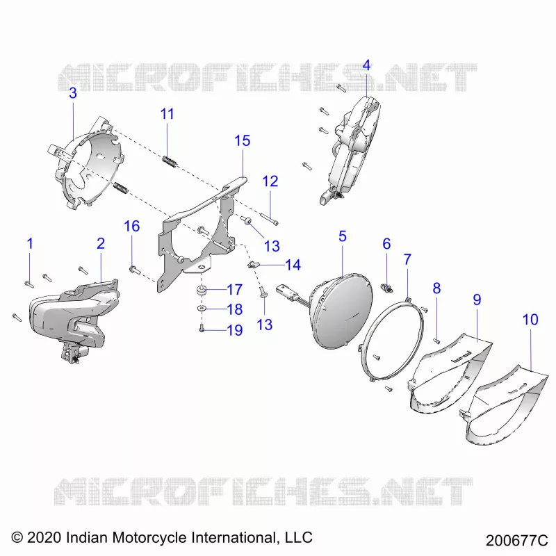 ELECTRICA, HEADLIGHT, FRONT TURN SIGNALS