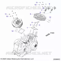 ENGINE, CULATA ASM.