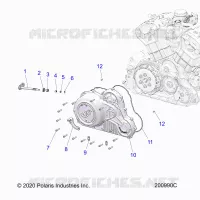 MOTOR, COVER ASM., PRIMARY DRIVE
