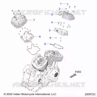 MOTOR, ROCKER COVERS