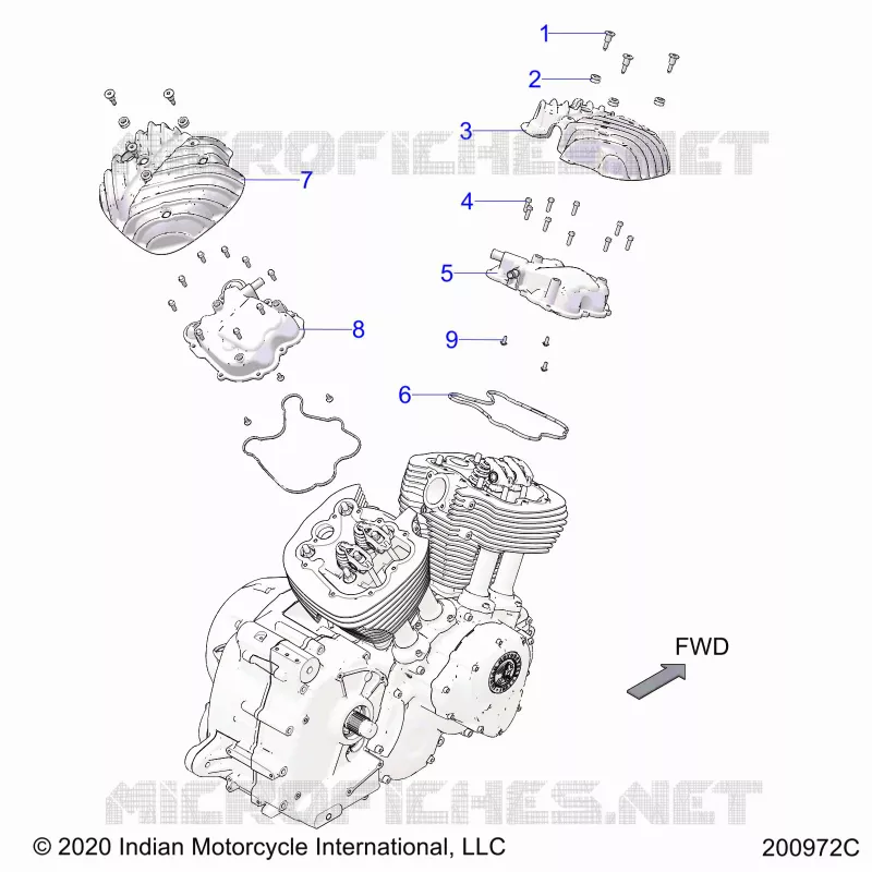 MOTOR, ROCKER COVERS