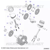 ENGINE, PISTON AND CIGUEÑAL