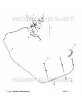 CONTROLS, PALANCA DE EMBRAGUE ASM. AND CABLE