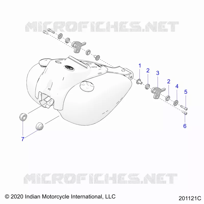 SISTEMA DE COMBUSTIBLE, FUEL TANK MOUNTING