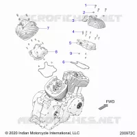 MOTOR, ROCKER COVERS