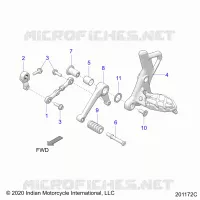 TREN, SHIFT PEDAL AND LINKAGE
