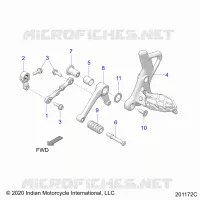 TREN, SHIFT PEDAL AND LINKAGE