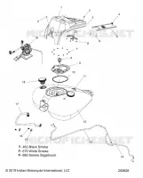 SISTEMA DE COMBUSTIBLE, FUEL TANK ASM.