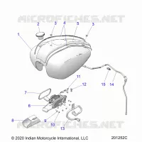 SISTEMA DE COMBUSTIBLE, FUEL TANK ASM.