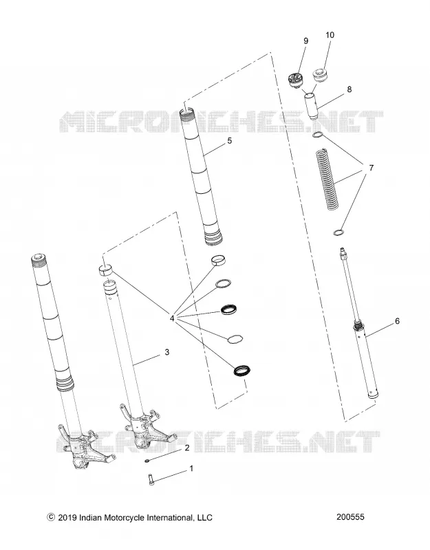 SUSPENSIÃ“N DELANTERA FORKS
