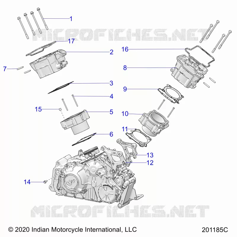 ENGINE, CYLINDER AND CULATA MNTG.