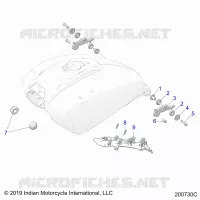 SISTEMA DE COMBUSTIBLE, FUEL TANK MOUNTING