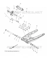 SUSPENSION TRASERA ASM., SWING ARM AND SHOCK