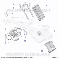 ENGINE, TOMA DE AIRE SYSTEM