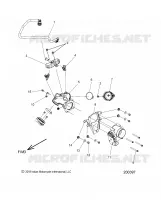 SISTEMA DE COMBUSTIBLE, FUEL CLAM SHELL/THROTTLE BODY
