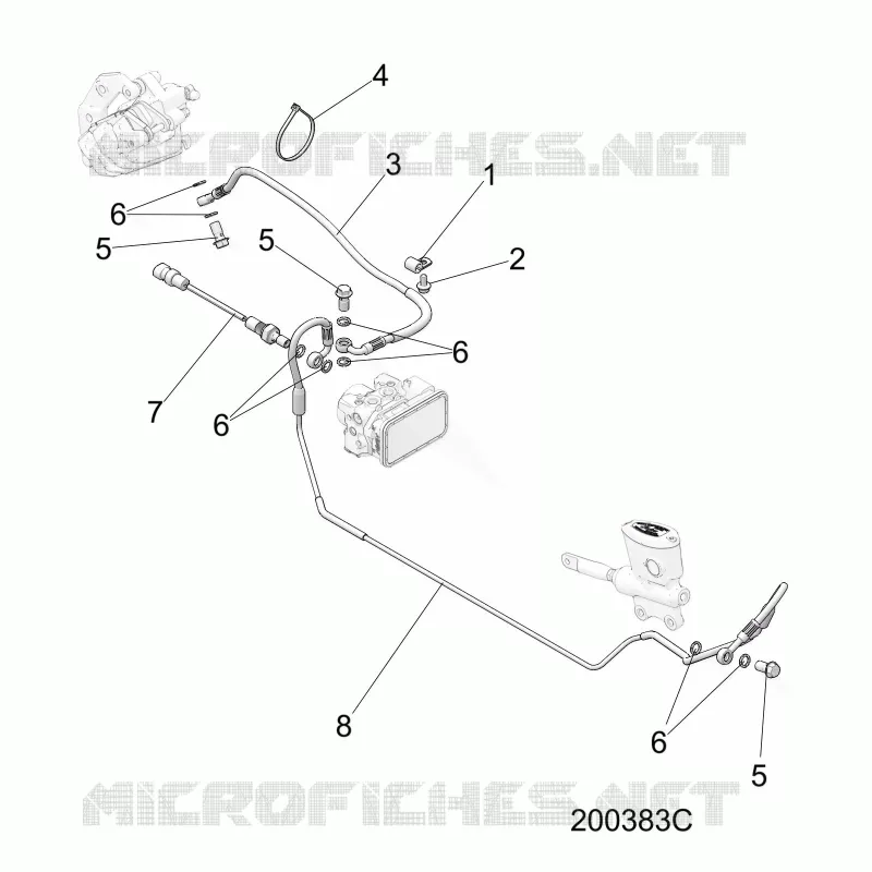 FRENOS, FRENO LINE, REAR, ABS