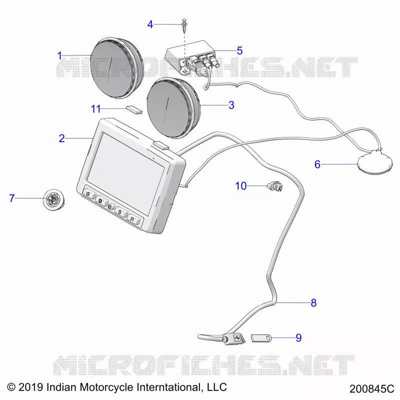 ELECTRICA, INSTRUMENT CLUSTER