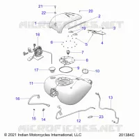 SISTEMA DE COMBUSTIBLE, FUEL TANK ASM.