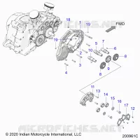 MOTOR, CAM SHAFTS AND GEARS